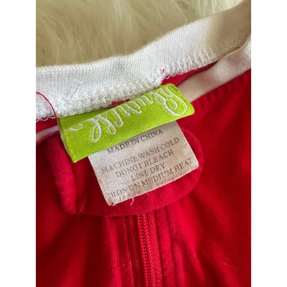 Classic Whimsy Santa pjs with butt‎ flap size 12m